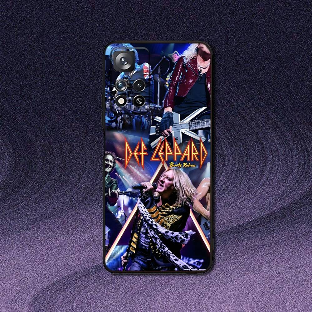 D-Def Leppard Stand By Me Phone Case For Samsung S 25,24,23,22,30,21,10,9,Ultra,Plus,Lite,FE,4,5G Black Soft Case