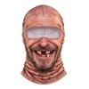 Funny 3D Face Balaclava Hat Full Face Covering Hood Balaclava Motorcycle Riding Skiing Face Mask Outdoor Warm Fleece Hat