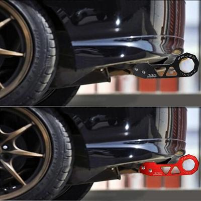 Crochet de remorque de voiture universel en alliage d'aluminium AK-8108 barre de remorquage rhombique accessoires de pare-chocs avant arrière d'automobile outils de remorquage pour JDM