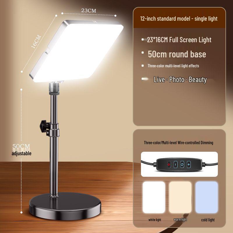 Panou profesional de lumină LED pentru streaming live și fotografie de interior