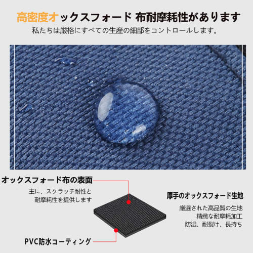 Joebo Tool Pouch, Small Tool Case, Tool Bag, 25cm x 8cm x 9cm, Set of 4 Colors, Made of 600D Oxford Cloth Fabric, Waterproof, Wear-Resistant, Compact