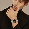For Google Pixel Watch 2/Watch Stainless Steel Strap Crown Shape Rhinestone Decor Silver Watch Band