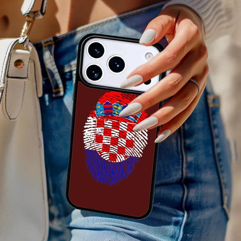 

Croatia flag Phone Case For iPhone 17 Air 14 15 13 12 Max Cover For Apple 14 15 16 16e 11 Pro Max Plus Coque iPhone 12or12pro