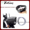 5.75" Headlight Protector Visor Rain Shield for Harley Motorcycle