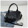 Women‘s Big Green Shoulder Bags Quality Soft Leather Tote Bag New Large Capacity Handbags Lady 2023 Casual All Match Shopper Bag