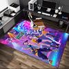1pc Area Rug Appropriate for Office, Kpop Demon Hunters Carpet, Versatile Printed Chair Rug, Durable Home Sofa Carpet