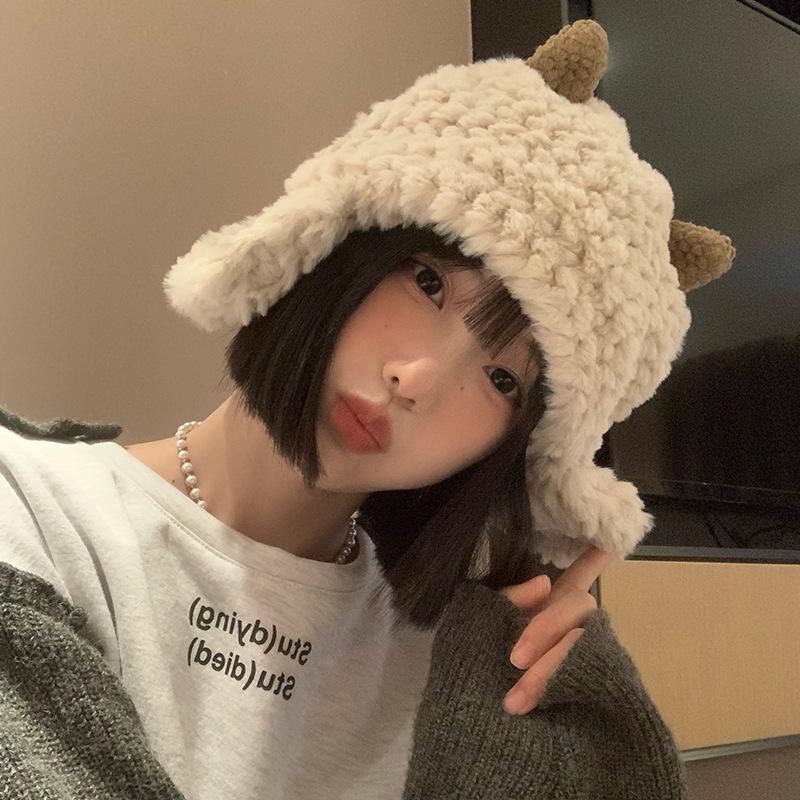 Thick Comfortable Plush Hat For Fall And Winter Unisex Soft Beanie Earmuff
