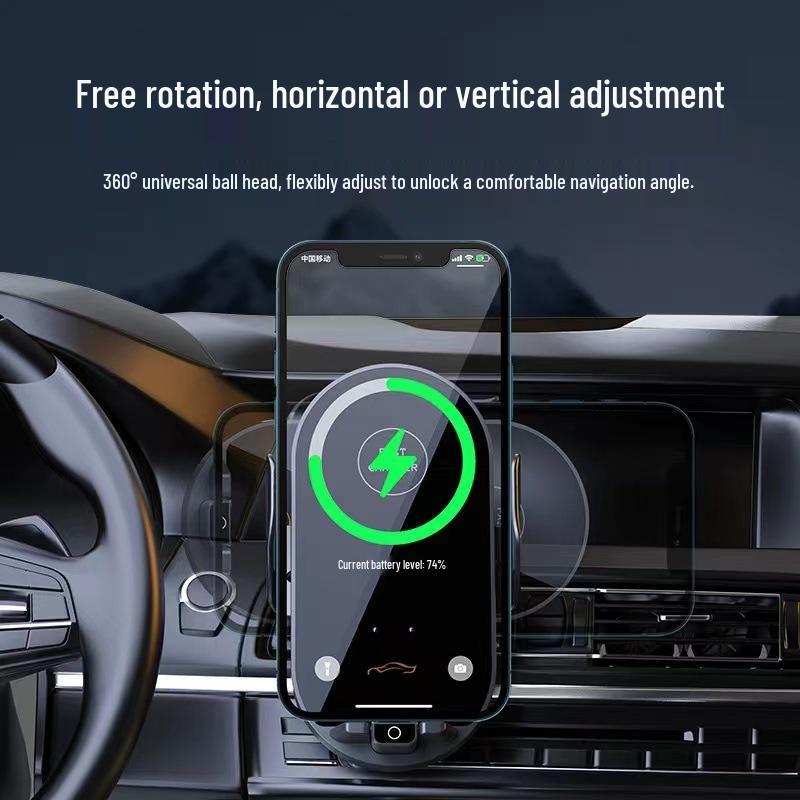 Magnetic Wireless Charging Car Phone Mount for Air Vents