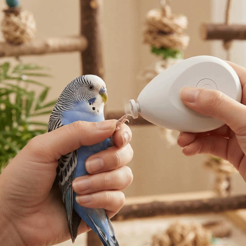 with 4 Polishing Heads Parrot Beak Grinder Low Noise Bird Nail Cutter for Cleaning