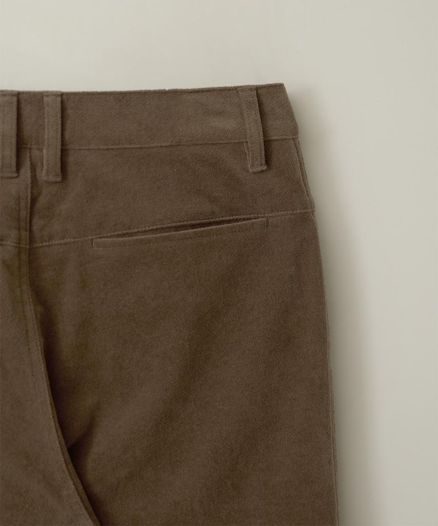 ANOTHER OFFICE WOMEN W. Mild Velveteen Trouser (Mild Brown)