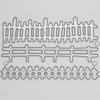 Fence Metal Cutting Dies DIY Scrapbook Emboss Paper Cards Making Decor Stencil