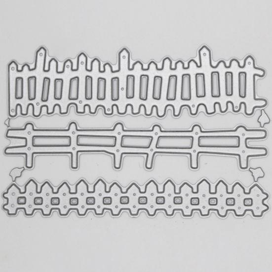 Fence Metal Cutting Dies DIY Scrapbook Emboss Paper Cards Making Decor Stencil
