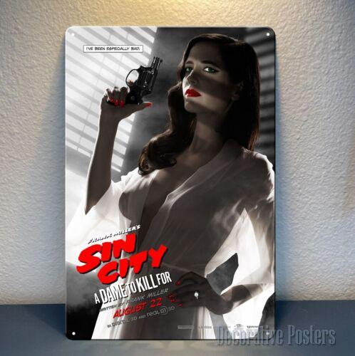 

Sexy Sin City Eva Green Movie Metal Poster Tin Sign 20x30cm Plate 20x30cm（7.8x11.8inch）