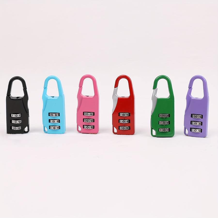 1pz Mini Lucchetto a Combinazione, Lucchetti a Combinazione a 3 Cifre, Lucchetti per Valigie da Viaggio Portatili, Lucchetti Sicuri per Zaini da Palestra