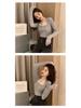Stylish Women's U-Neck Long Sleeve Knit Sweater - Solid Color Autumn/Winter Top