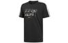 X Disney T Shirts Men's Black Crew Neck Moderate Straight Fit GL3085