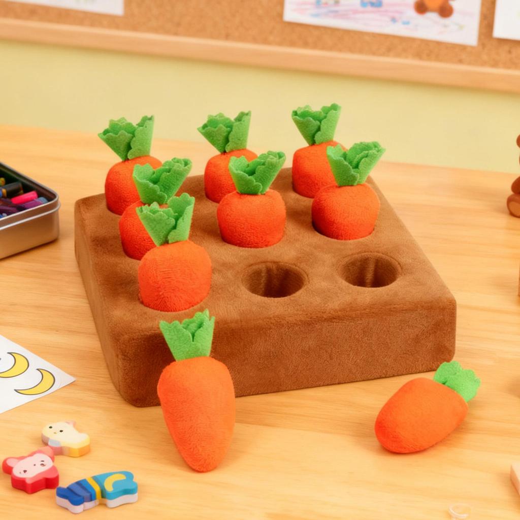 Neue Schnüffelmatte für Hunde, Enrichment, Interaktives Spielzeug, Haustier Karotten-Puzzle-Spielzeug, Hunde-Aktivitätsmatte zur Langeweile-Linderung, Futter-Such-Training