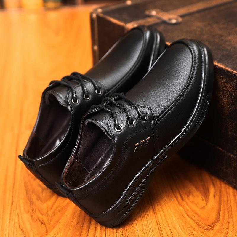 Spring and Autumn British Casual Business Dress Leather Shoes Men's Wedding Single Shoes Casual Shoes Suit Work Shoes