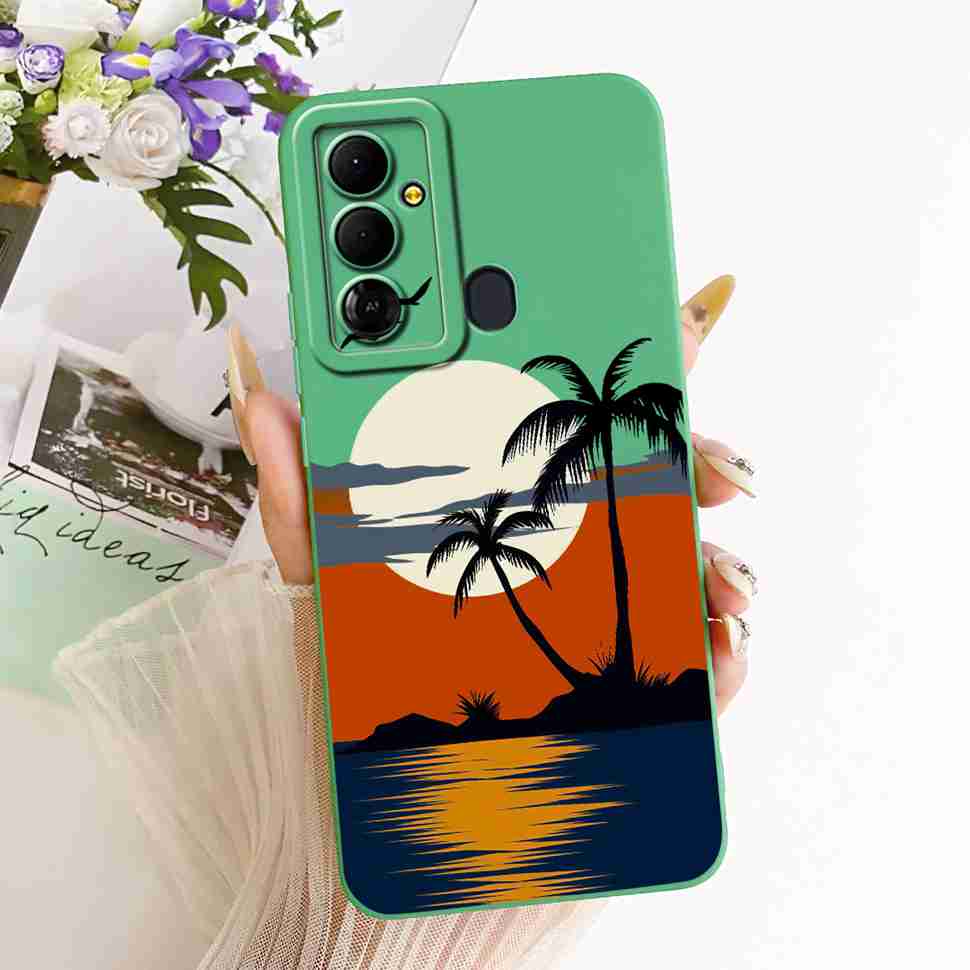 For Tecno Pop 6 Go BE6j Case Simple Style Silicone Shockproof Back Cover Coque For Tecno Pop6 Go POP 6 GO Phone Bumper Shell