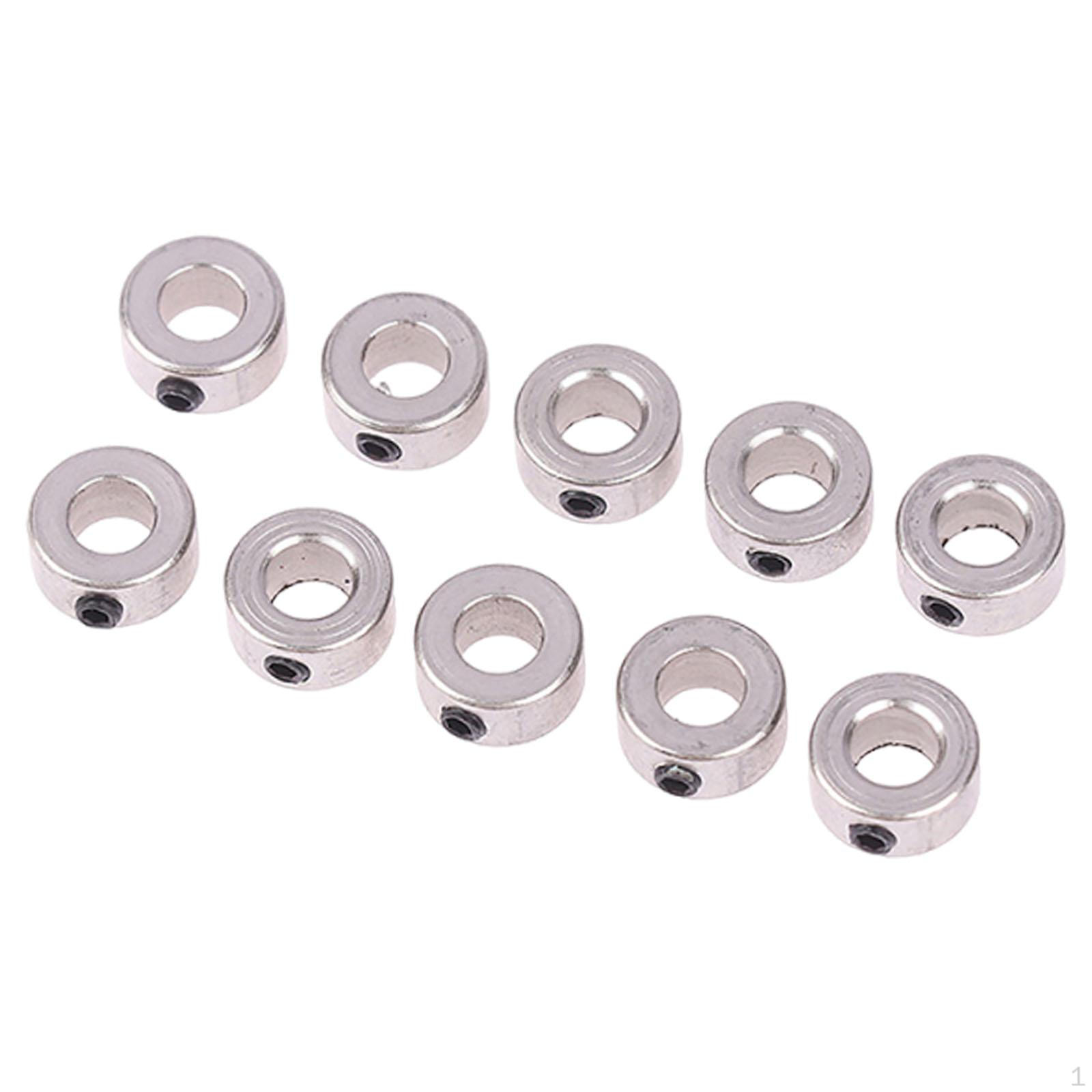 

10 Landing Gear Stoppers for RC , Mountable, Spare Part Made of Aluminum Alloy, Practical Wheel Inner Hole 5.1 mm