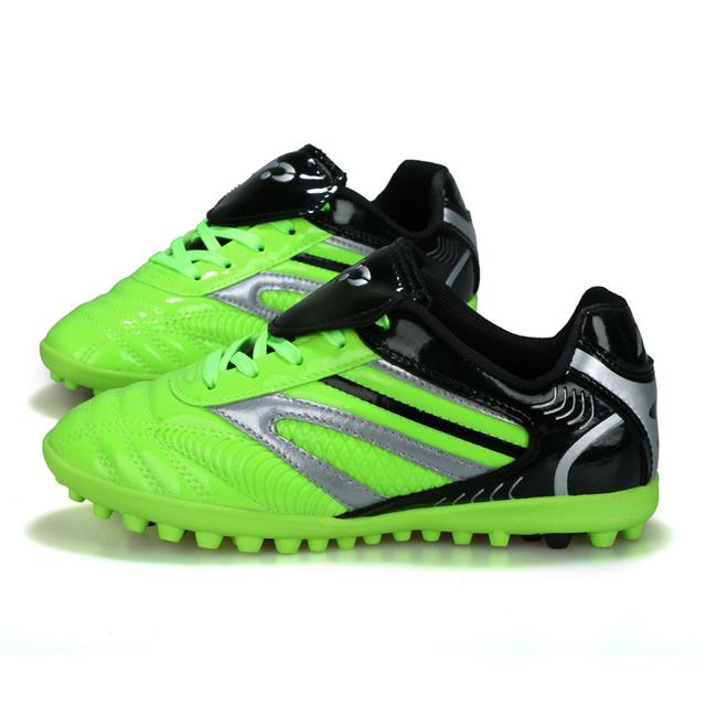 

Детские футбольные бутсы для детей-подростков, детские футбольные бутсы, футбольные бутсы, кроссовки для мальчиков и девочек, спортивная тренировочная обувь 31 зелёный