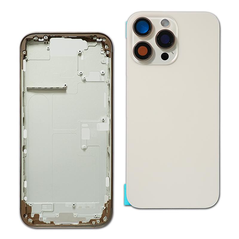 Zadní kryt Pro iphone 16-16plus-16Pro Max Zadní kryt baterie Zadní dvířka Střední rám šasi + Zásobník na SIM kartu Boční klávesy