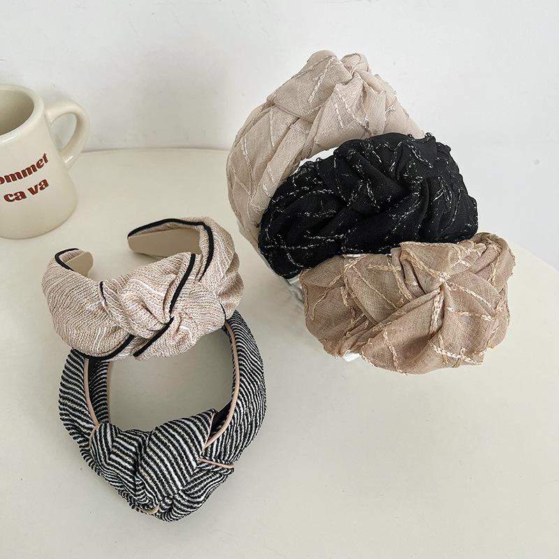 Women Girls organza Big Knot Hairband Scrunchies Set Headband Adult Hair Accessories Hair Jewley