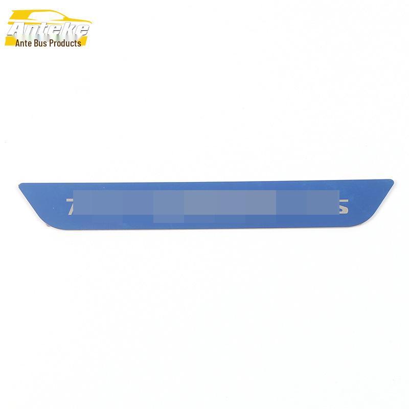 Tailgate Protection Strip for 2021 Trumpchi GA4PLUS - Stainless Steel Rear Bumper Sticker