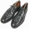 FLORSHEIM Imperial Kenmoor Long Wingtip Black Size 9.5D / 27.0-27.5cm Vintage(USED)