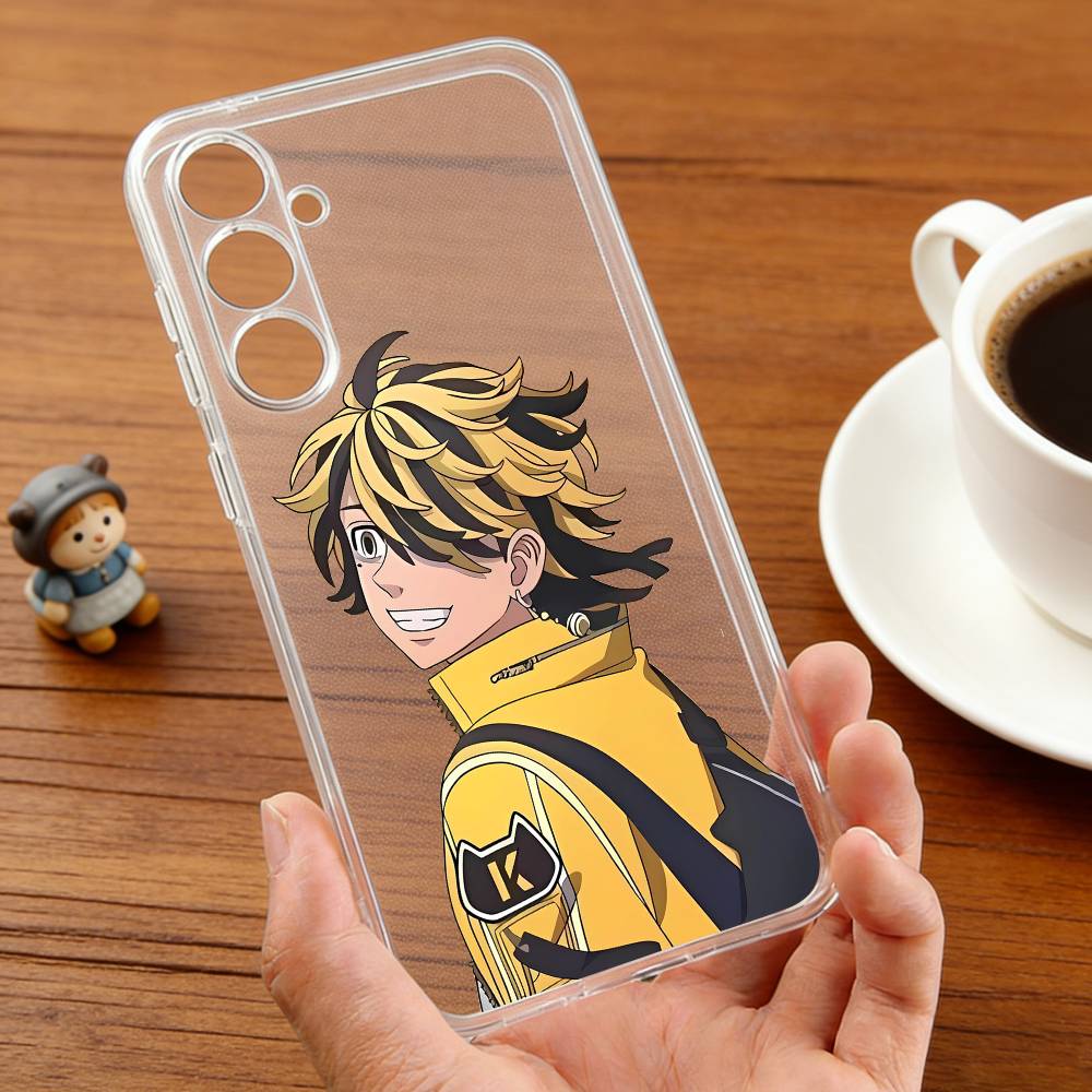 K-Kazutora H-Hanemiya T-Tokyo R-Revengers phone Case For Samsung S25,24,21,22,23,30,Ultra,20,Plus,Fe,Lite,Note Transparent Cover
