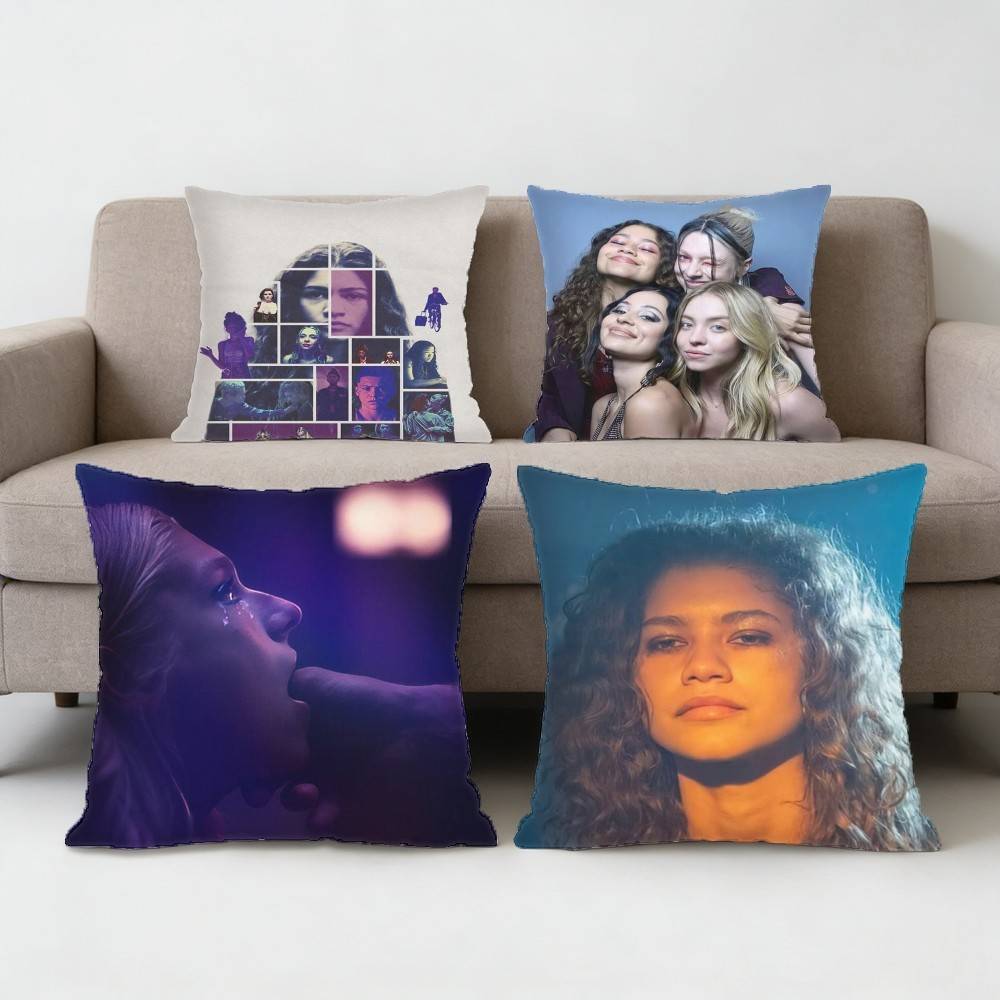 Euphoria Hot Pillow Case Sofa Living Room for Bedroom car Headboard Backrest Cushion Square Cushion Nap Time