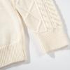 Mens Half Zip Turtleneck Sweater Streetwear Twist Knit Loose Fit Pullover Fall Winter