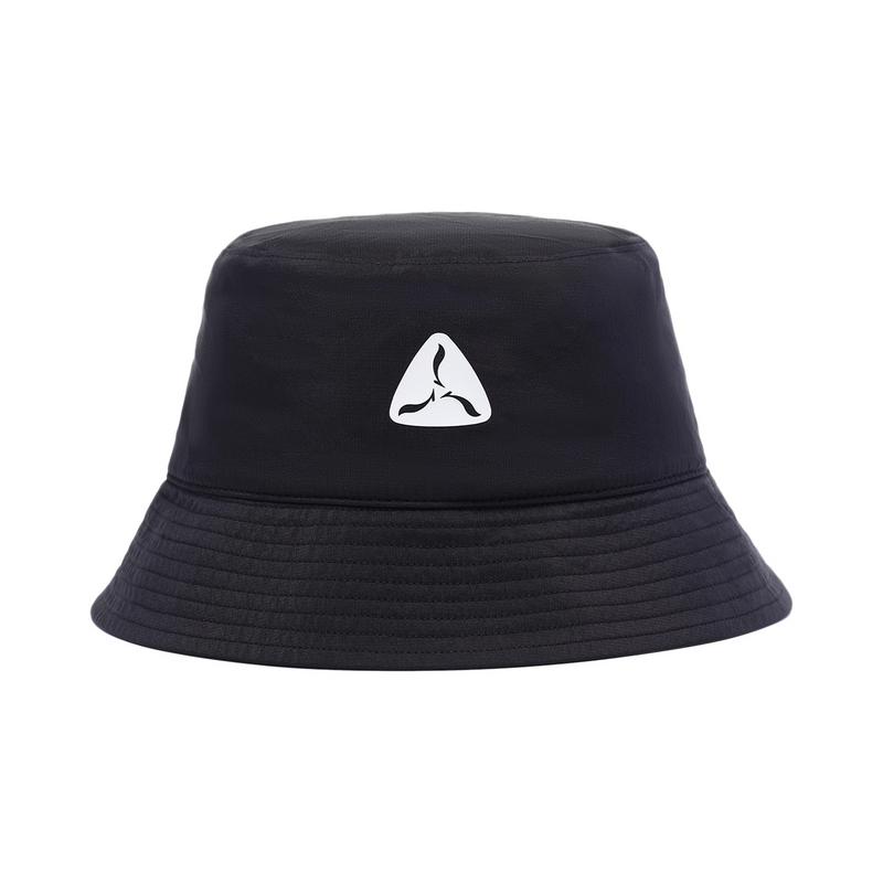 LI NING 1990 Polyester Bucket Hats Unisex Black AMYU511-1 F