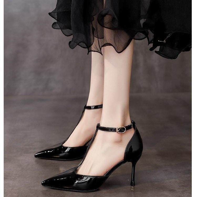 fashion Spring Autumn Brand Women Pumps Shoes Fashion Pointed Toe Ladies Elegant Hollow Out Sandals