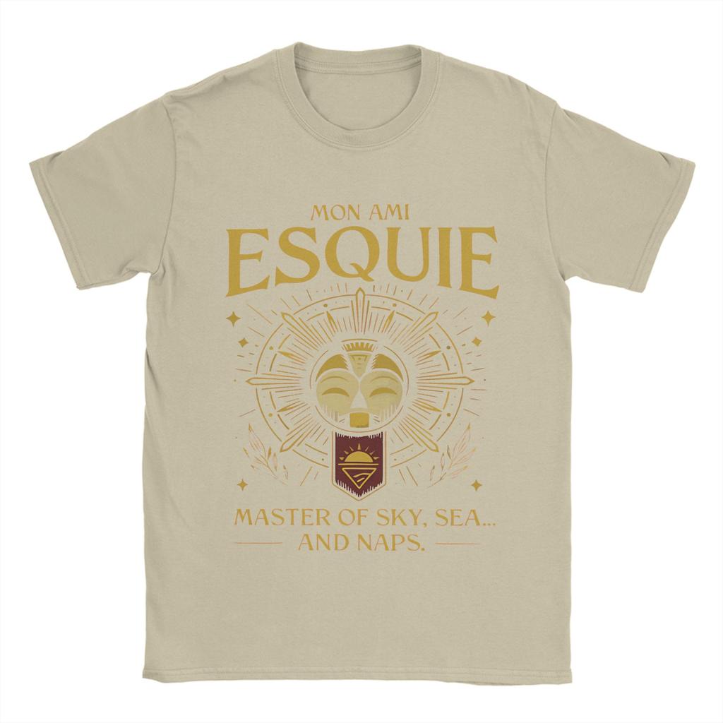 Expedition 33 Gamer Esquie Clair Obscur  Printed T Shirt for Unisex Women  100 Cotton  Tee Shirt Clothes