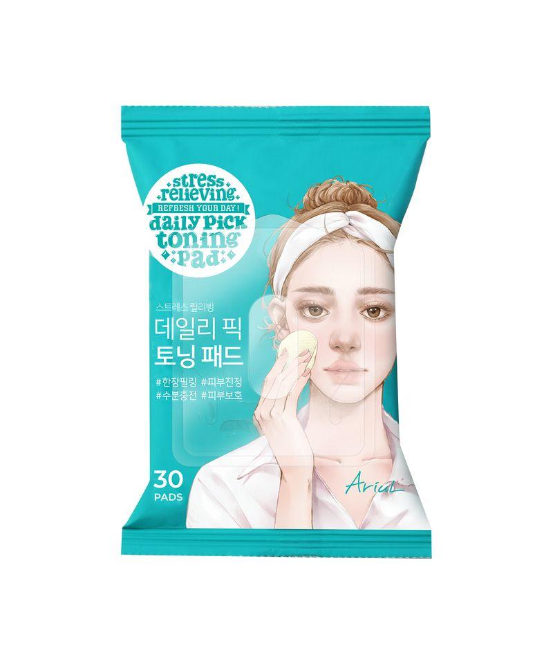 Ariul Stress Relieving Daily Pick Toning Pads 30 Sheets