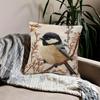 Bird Pillowcase: Nature's Art for Your Comfort Sofa cushion cover, home room dormitory decoration, 2D printing