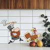 Creative Kitchen Wall Stickers, Diner Dining Room Decor, Removable Self-Adhesive Wall Decals