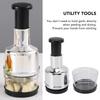 Multi-functional Garlic Presser Manual Pressed Vegetable Slicer Onion Chopper  Ingredients Mixer