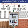 2D Flat, 1pc Cat Sewing Humor Quote-Themed Vintage Style 8×12 Inch Aluminum Sign, Perfect for Craft Room and Home Wall Decoration, Rustic Plaque for