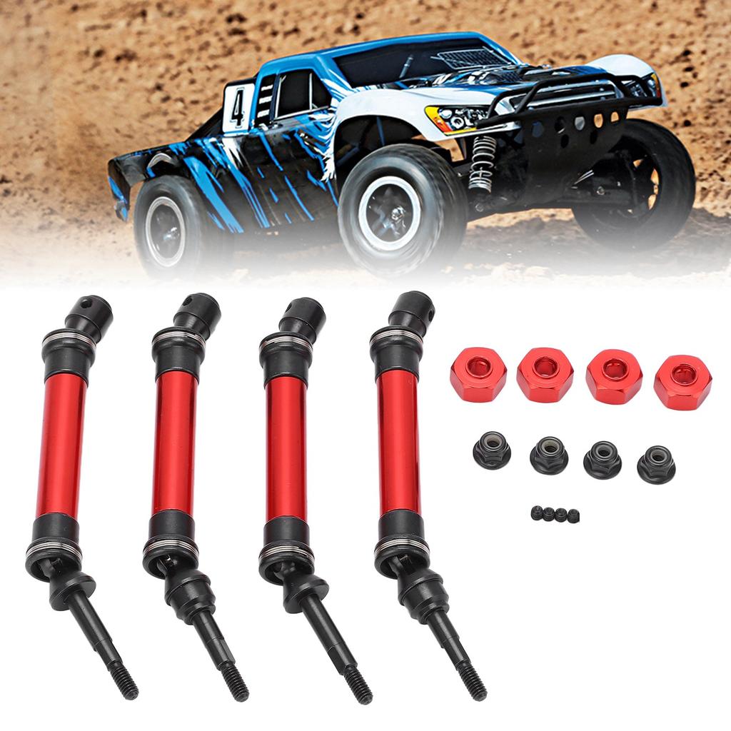 4pcs CVD Steel Front Rear Drive Shaft Complete Driveshaft Compatible for   Slash 1Celsius10 RC Car
