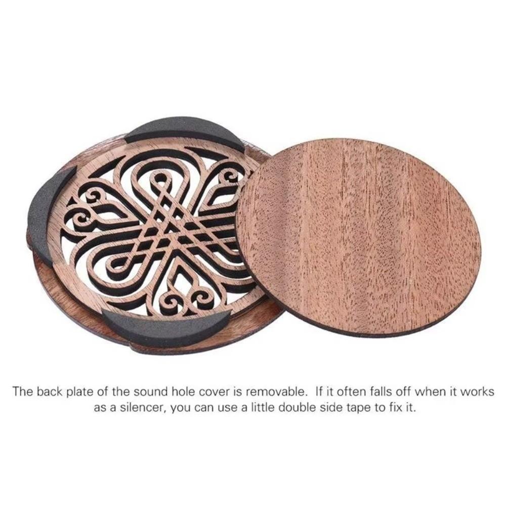 Decorative Cutout Acoustic Guitar Accessory Guitar Feedback Buster For Acoustic Guitars