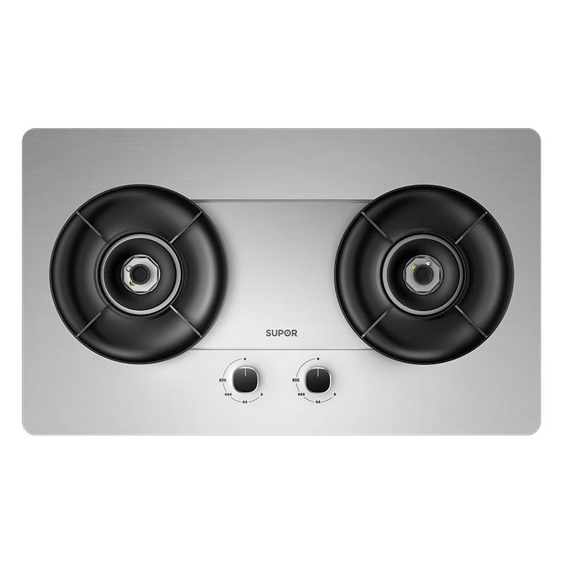 Supor 5.2kW Dual Burner Built-in Gas Hob CN plug (adapter included) 5.2kW 70% Thermal Efficiency