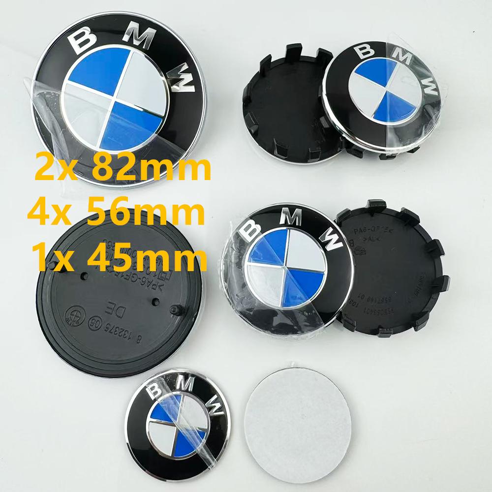 Hot For BMW M  45/74/82/68mm Emblem Logo Car Wheel Center Caps Hood Trunk Badge For BMW E30 E87 E81 E82 F30 F31 F32 F33 F35 F36 G21 G28 G31 G38