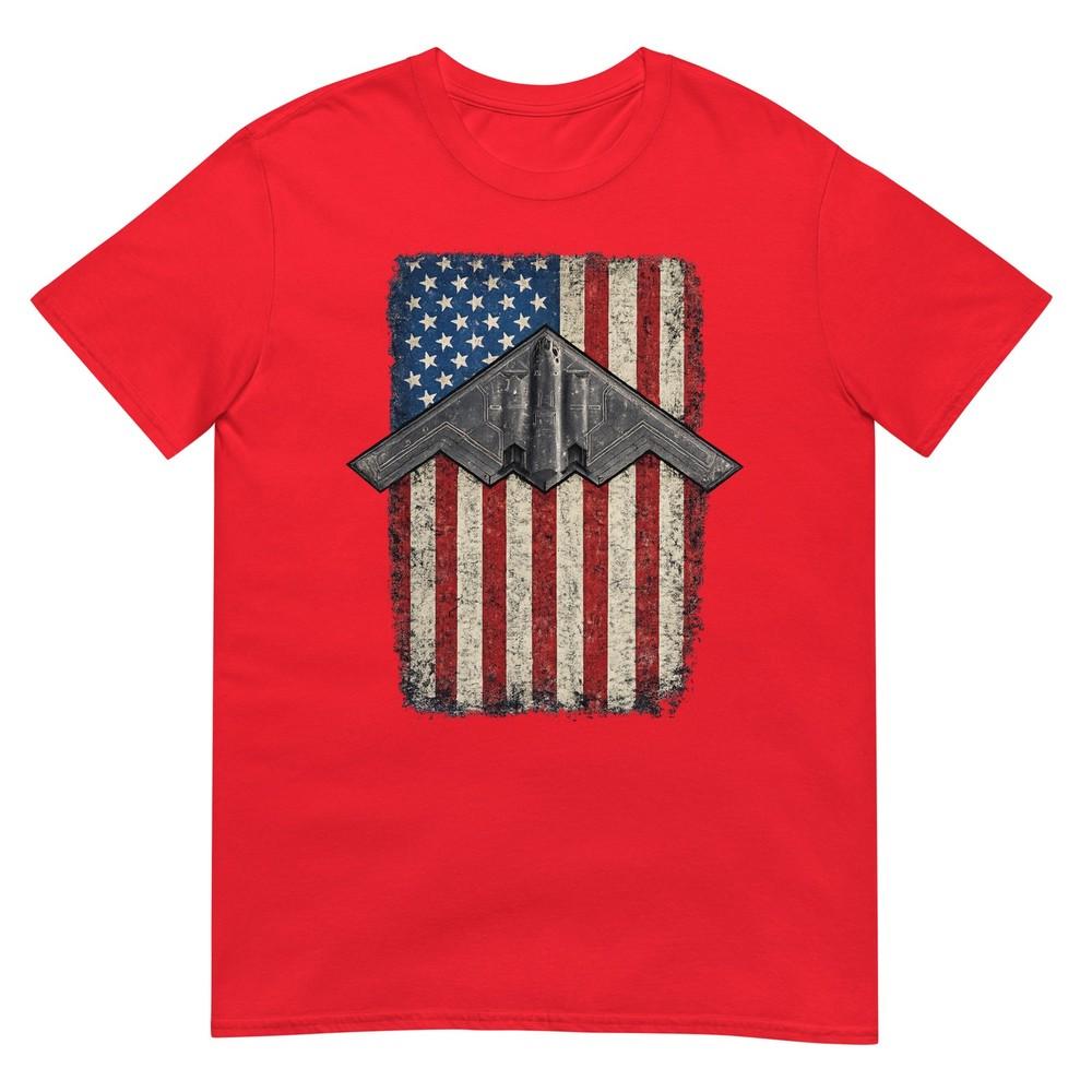 Hammer Time Stealth B2 Military Midnight Aircraft Usa TShirt S