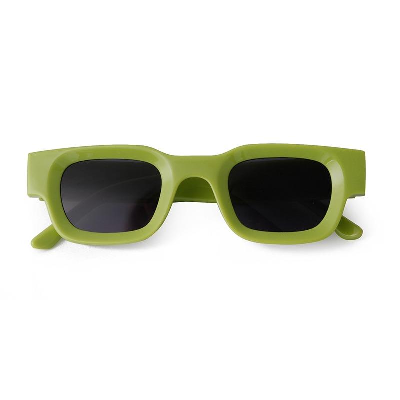 Fashion Small Square Sunglasses for Women Men Retro Trendy Blue Yellow Lens Concave Sun Glasses UV400 Lentes  Mujer S3639N