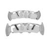 Hollow Plating Teeth Brace Fashionable Metal Teeth Decoration Jewelry for Party