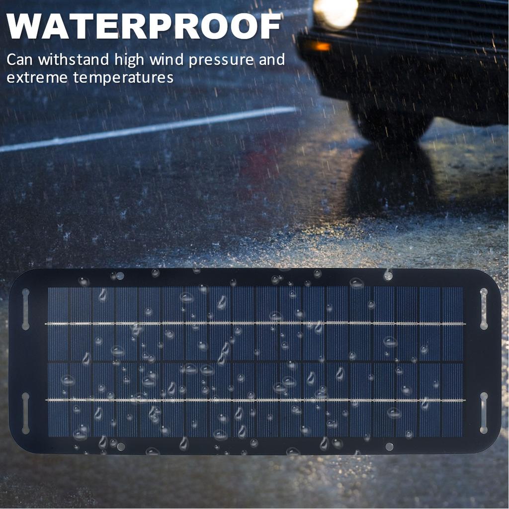 30W 12V Solar Panel Kit Waterproof Monocrystalline Portable Outdoor Rechargeable Solar Cell Solar Generator for Phone RV Car MP3