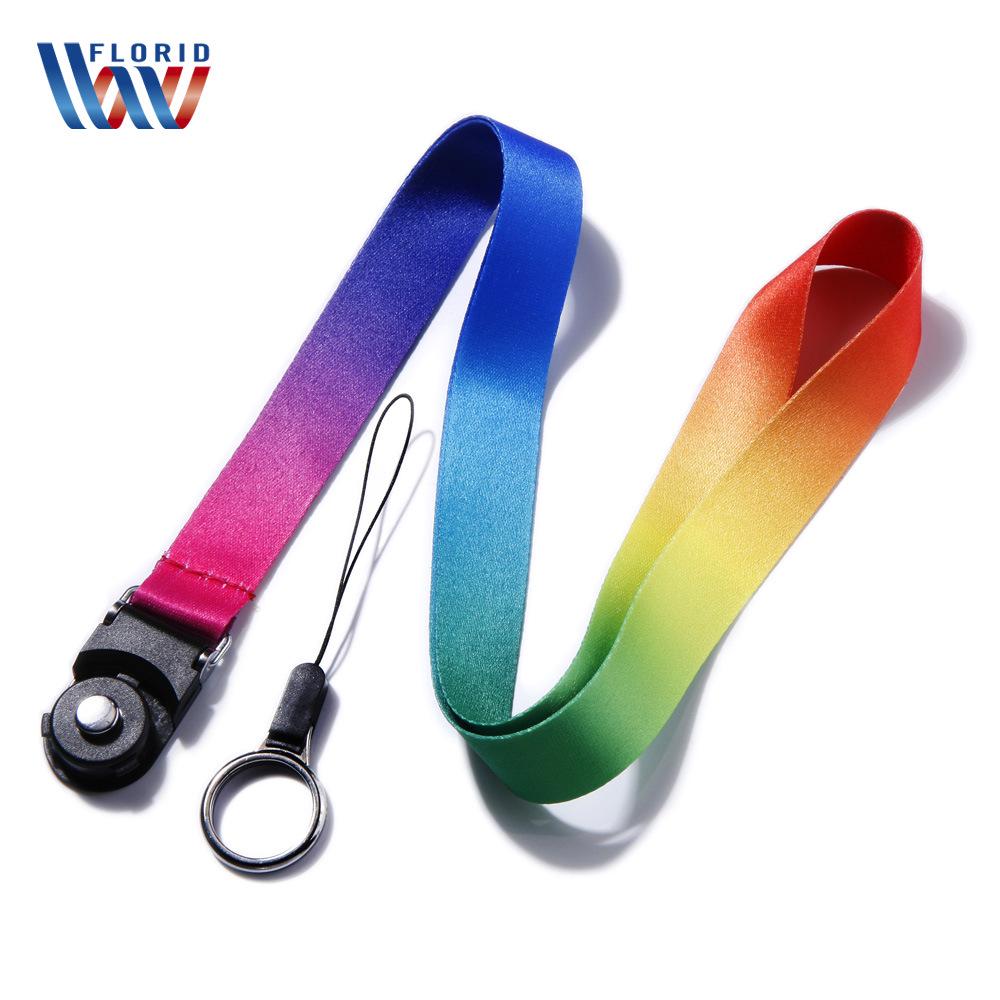 

Двусторонний шнурок для телефона 2-в-1 со съемной вращающейся пряжкой и совместимостью с держателем для карт