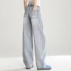 Bailuyu Women's Retro Denim Long Pants